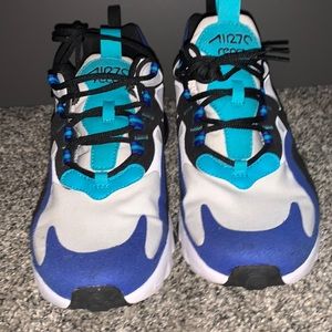 Hi I am selling Nike Air Max 270 React
White Hyper Blue Oracle Aqua